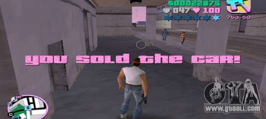 Illegal sale of automobiles for GTA Vice City