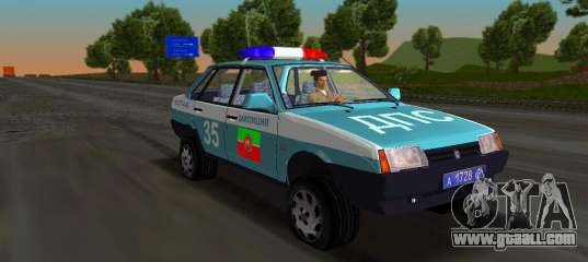 VAZ 21099 Militia for GTA Vice City
