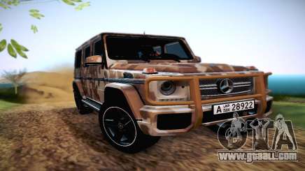 Mercedes Benz G65 Army Style for GTA San Andreas