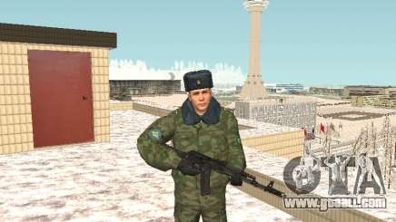 Military in winter uniform for GTA San Andreas