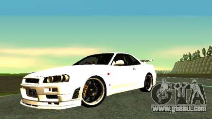 Nissan Skyline R34 GT-R for GTA San Andreas