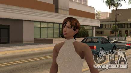 Girl in white dress for GTA San Andreas