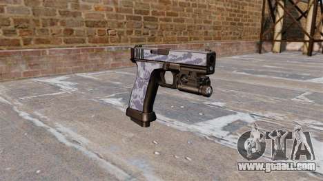 The Pistol Glock 20 Blue Tiger for GTA 4