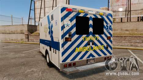 Brute Speedo TEMS Ambulance [ELS] for GTA 4