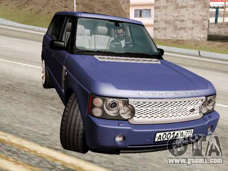Land Rover Supercharged Stock 2010 V2.0 for GTA San Andreas