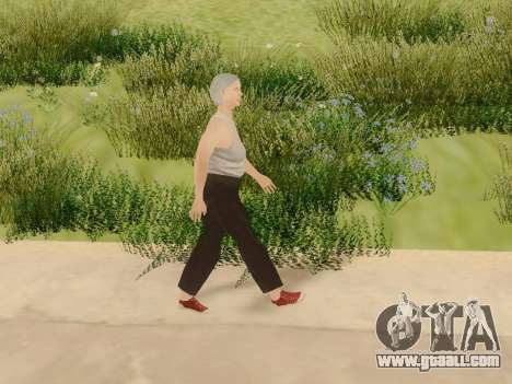 Elderly woman for GTA San Andreas