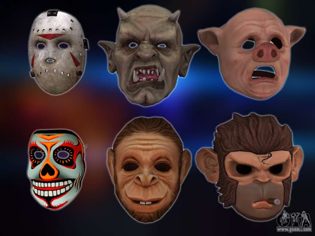 Download Masks From Online GTAV v2.1 for GTA 5