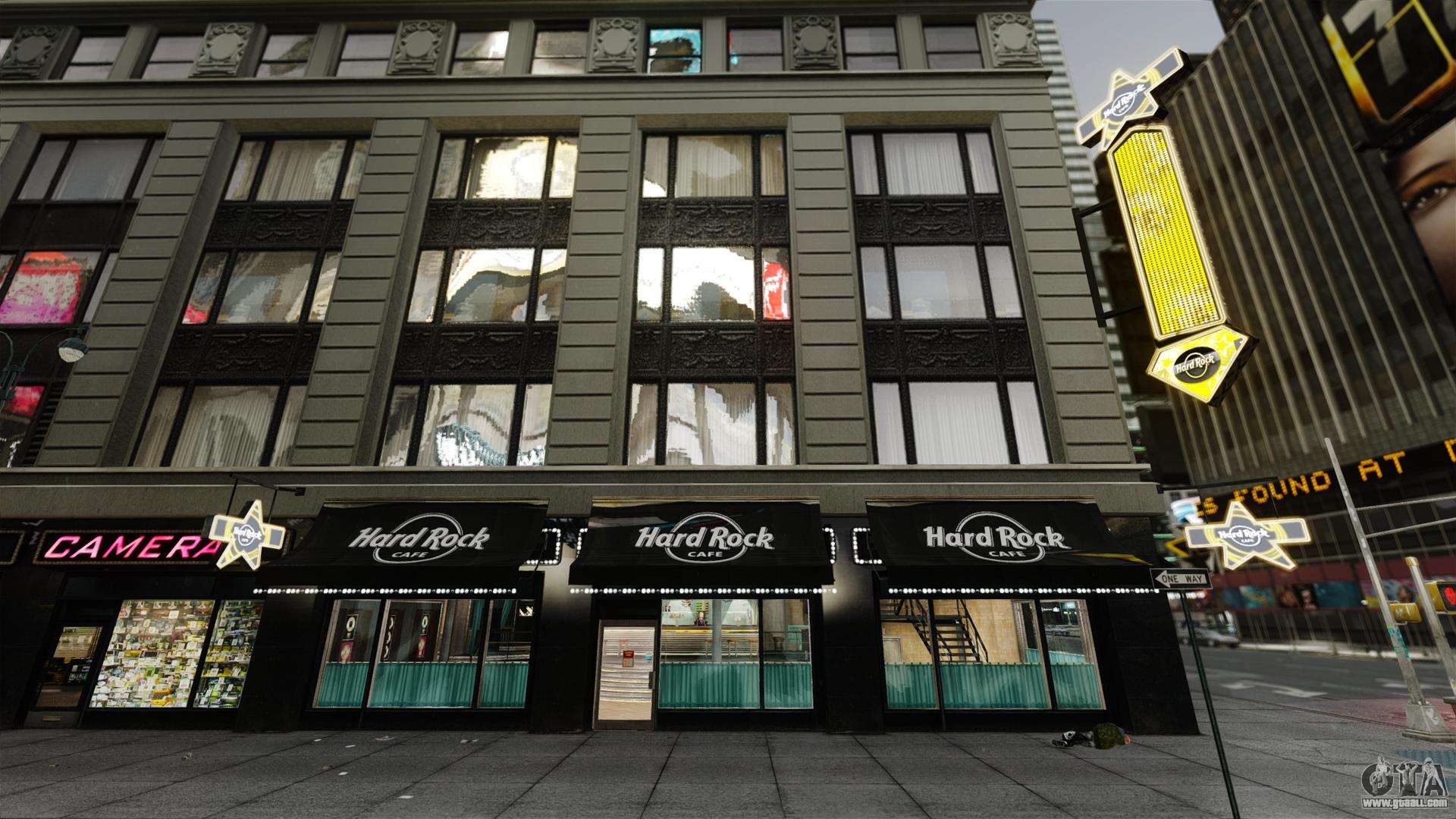 The Hard Rock cafe in times square for GTA 4