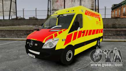 Mercedes-Benz Sprinter Finnish Ambulance [ELS] for GTA 4