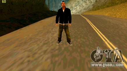 The new texture Claude for GTA San Andreas