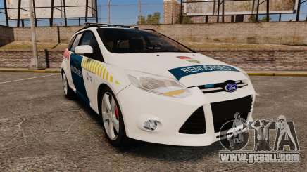 Ford Focus 2013 Hungarian Police [ELS] for GTA 4