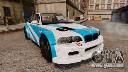 BMW M3 GTR 2012 Most Wanted v1.1 for GTA 4