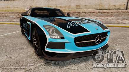 Mercedes-Benz SLS 2014 AMG Black Series Area 27 for GTA 4