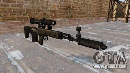 SVD sniper rifle shortened for GTA 4