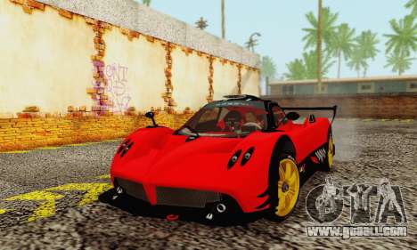 Pagani Zonda Type R Red for GTA San Andreas