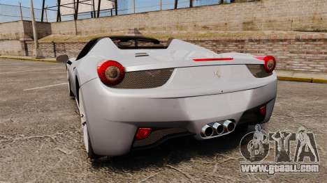 Ferrari 458 Spider for GTA 4