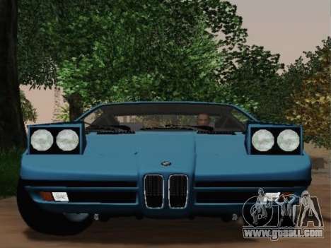 BMW M1 Turbo 1972 for GTA San Andreas