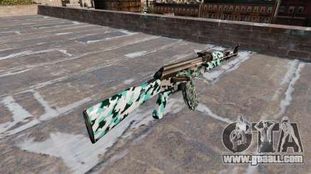 The AK-47 Aqua Camo for GTA 4