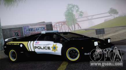Lamborghini Diablo SV NFS HP Police Car for GTA San Andreas