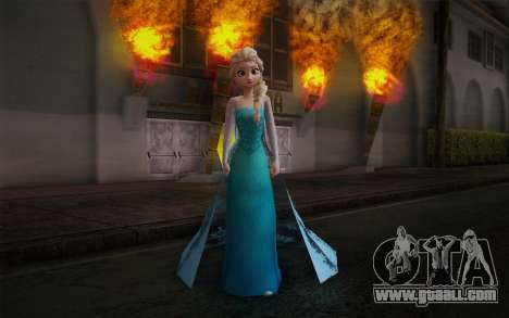 Frozen Elsa for GTA San Andreas