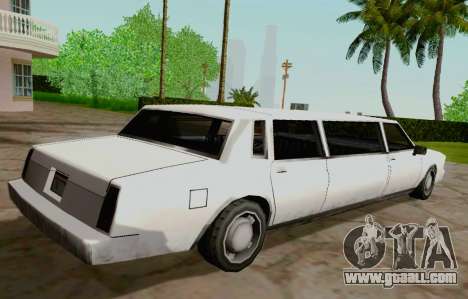 Tahoma Limousine for GTA San Andreas