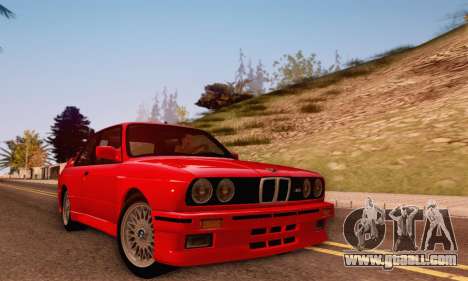 BMW M3 E30 for GTA San Andreas