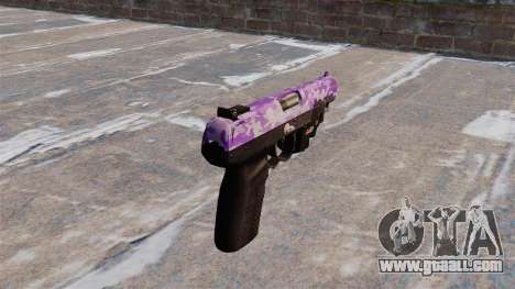 Gun FN Five seveN LAM Purple Camo for GTA 4