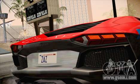 Lamborghini Aventador LP700-4 for GTA San Andreas