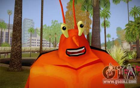 Larry The Lobster (Spongebob) for GTA San Andreas