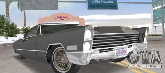 Cadillac DeVille 1967 Lowrider for GTA Vice City