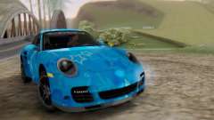 Porsche 911 Turbo Blue Star for GTA San Andreas