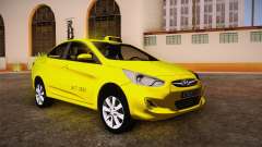 Hyundai Accent Taxi 2013 for GTA San Andreas