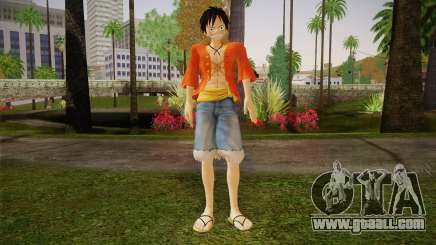 One Piece Monkey D Luffy for GTA San Andreas