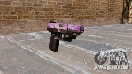 Gun FN Five seveN LAM Purple Camo for GTA 4