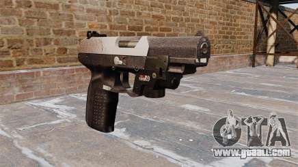 Gun FN Five seveN LAM Chrome for GTA 4
