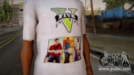 GTA 5 MFT T-Shirt for GTA San Andreas