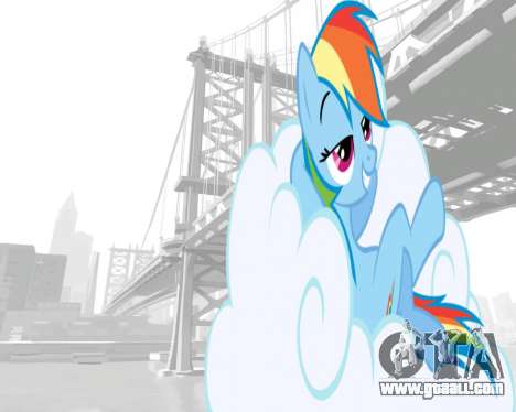 Boot screens My Little Pony for GTA 4