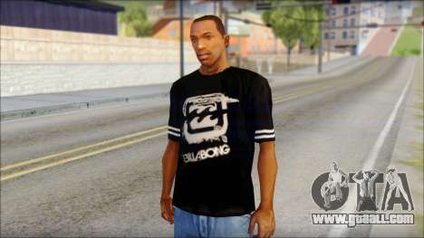 Billabong T-Shirt Black for GTA San Andreas