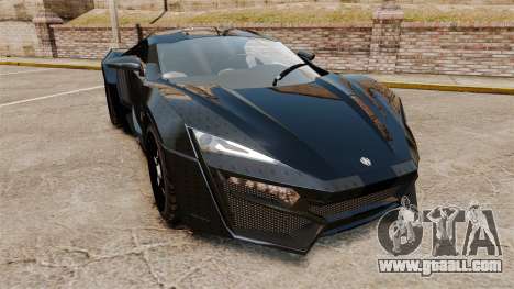 Lykan HyperSport Black for GTA 4
