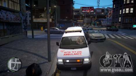Israel MDA Ambulance for GTA 4