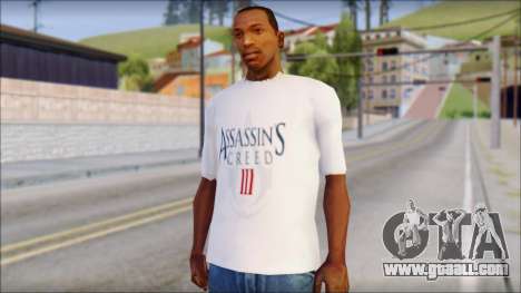 Assassins Creed 3 Fan T-Shirt for GTA San Andreas
