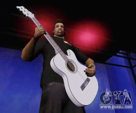 Songs of Viktor Tsoi guitar for GTA San Andreas