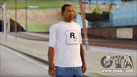 Rockstar Games White T-Shirt for GTA San Andreas