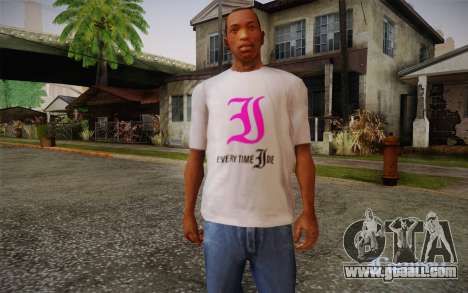 Everytime I Die T-Shirt for GTA San Andreas