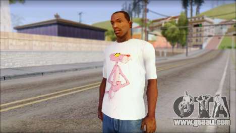 Pink Panther T-Shirt Mod for GTA San Andreas