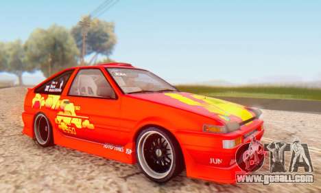 Toyota Corolla AE86 DS for GTA San Andreas