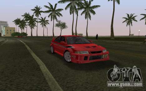 Mitsubishi Lancer Evolution 6 Tommy Makinen Edit for GTA Vice City