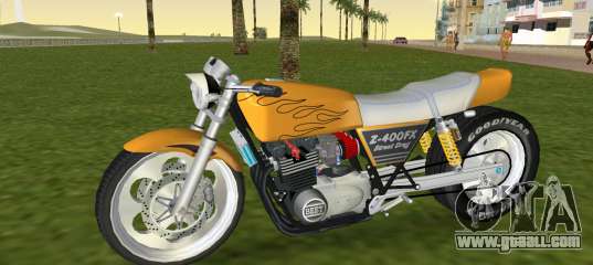 Kawasaki Z400FX Street Drag Racer for GTA Vice City