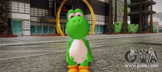 Yoshi from Super Mario for GTA San Andreas