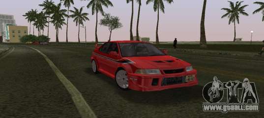 Mitsubishi Lancer Evolution 6 Tommy Makinen Edit for GTA Vice City